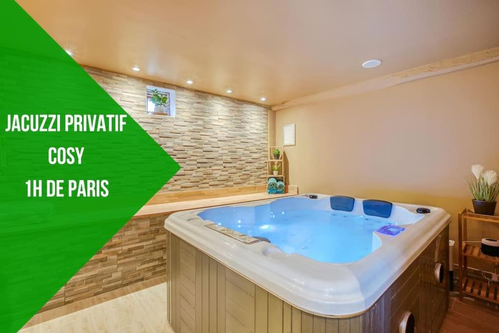 Cosy Jacuzzi Privatif Proche Paris Et Giverny Ferienhaus